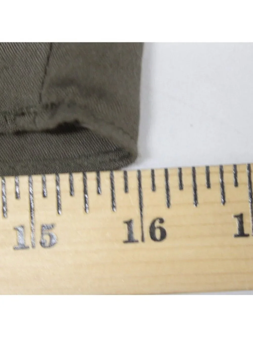 Catwalk Studio Pant $40 Sz L x 31 Moss Green Pleated Sheer Cotton Poly Pant - Picture 15 of 16